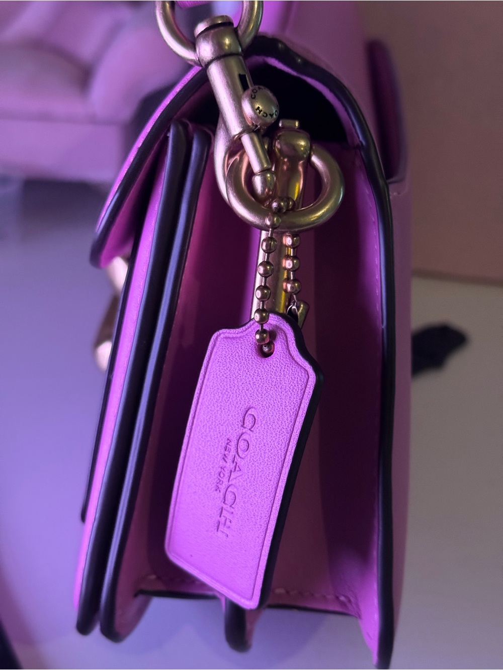 Coach Twisted Tabby Pink Bag - Picture 5 of 10